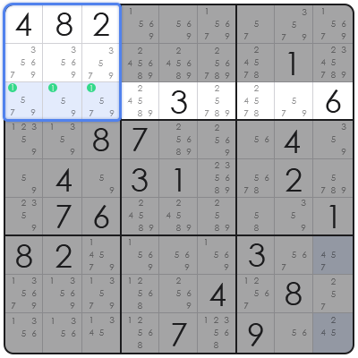 how to find naked triples in sudoku